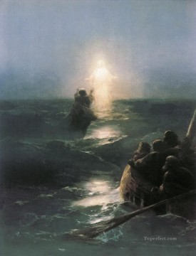 Po vodam Jesucristo en el mar Romántico Ivan Aivazovsky Ruso Pinturas al óleo